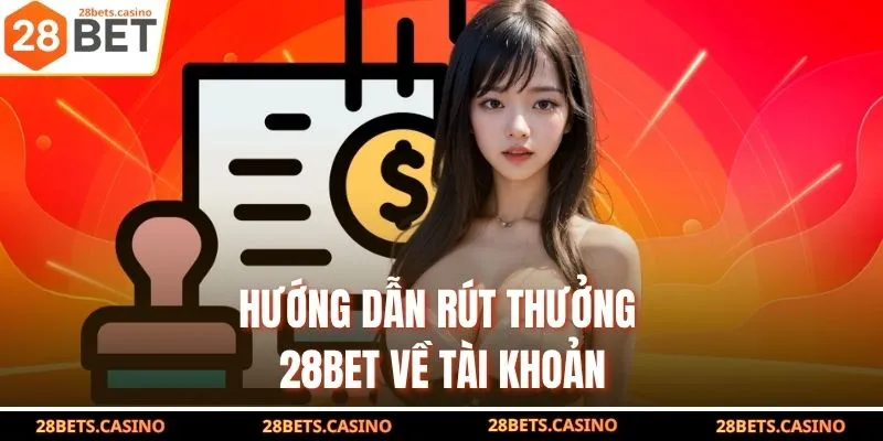 Hướng dẫn rút thưởng 28Bet về tài khoản